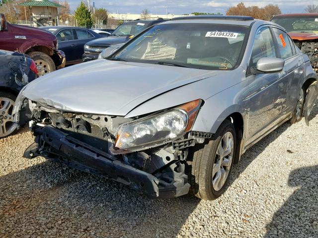 JHMCP26838C012637 - 2008 HONDA ACCORD EXL SILVER photo 2