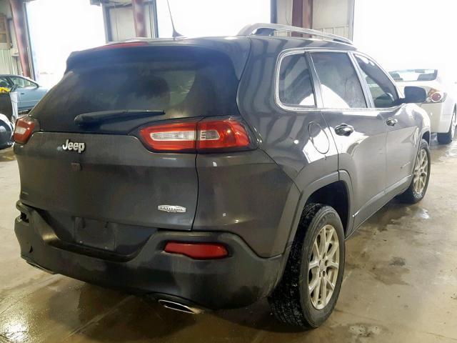 1C4PJLCS1GW177898 - 2016 JEEP CHEROKEE L GRAY photo 4