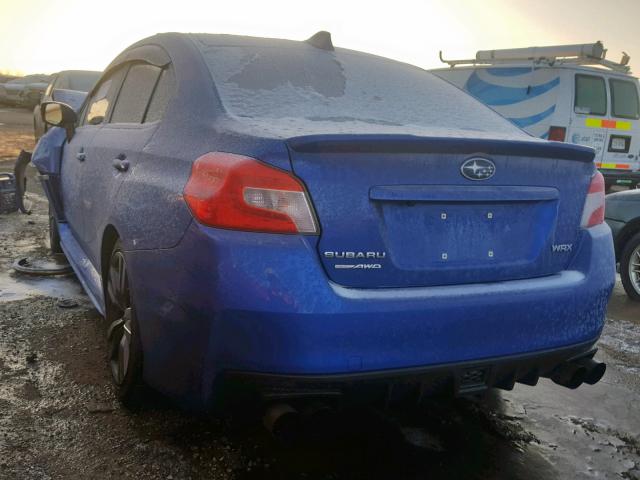 JF1VA1N69G8812372 - 2016 SUBARU WRX LIMITE BLUE photo 3