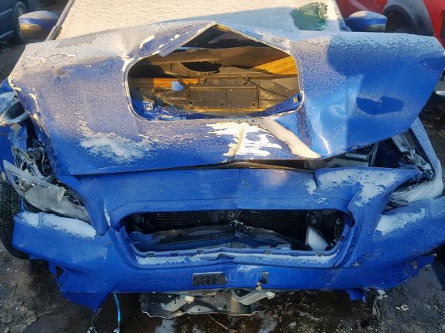 JF1VA1N69G8812372 - 2016 SUBARU WRX LIMITE BLUE photo 7