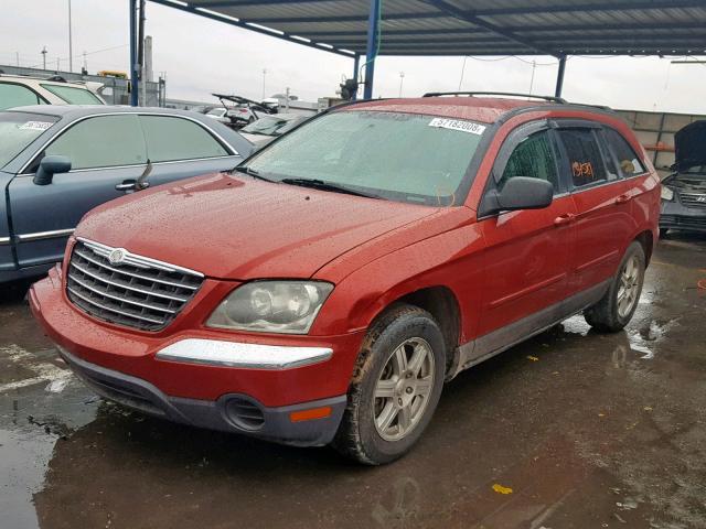 2A4GM68466R831007 - 2006 CHRYSLER PACIFICA T RED photo 2