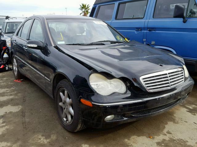 WDBRF61J92F161087 - 2002 MERCEDES-BENZ C 240 BLACK photo 1