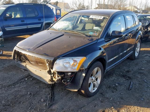 1B3CB4HA8AD663713 - 2010 DODGE CALIBER SX BLACK photo 2