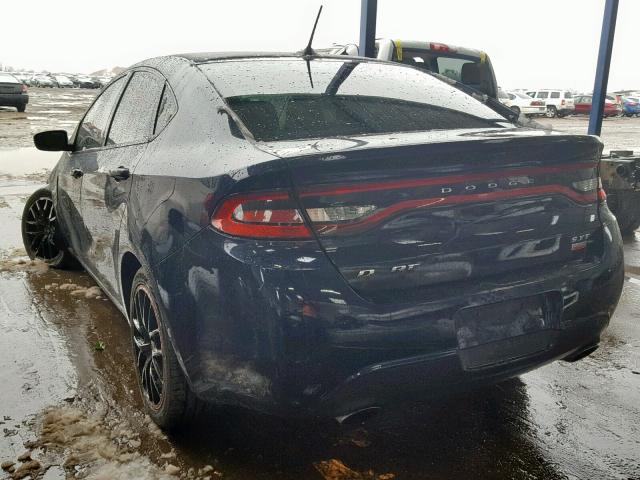 1C3CDFBH9DD269480 - 2013 DODGE DART SXT BLUE photo 3