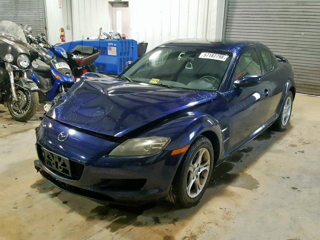 JM1FE173870213936 - 2007 MAZDA RX8 BLUE photo 2