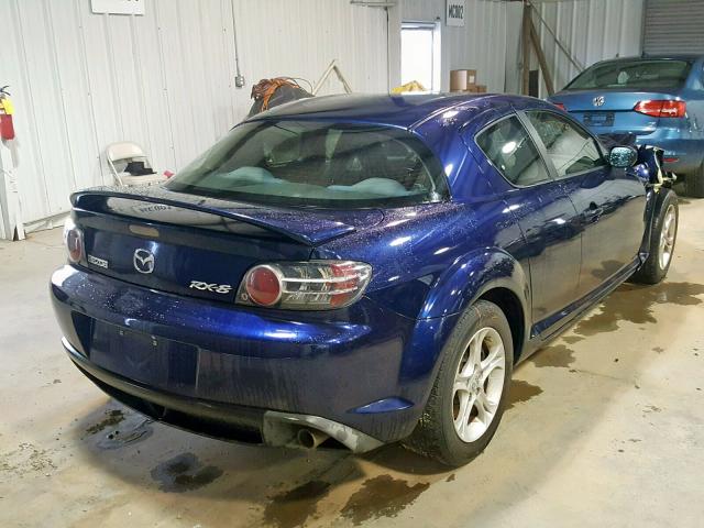 JM1FE173870213936 - 2007 MAZDA RX8 BLUE photo 4