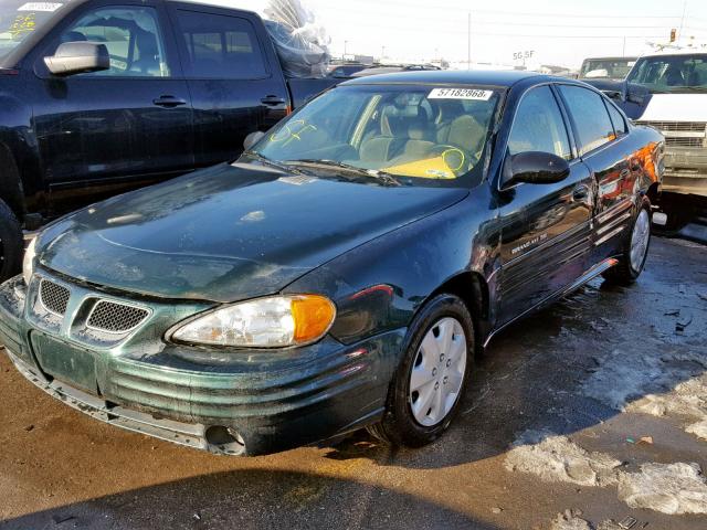 1G2NF52F62C118515 - 2002 PONTIAC GRAND AM S GREEN photo 2