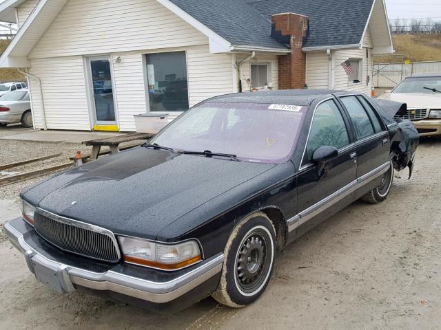 1G4BN52P9RR431734 - 1994 BUICK ROADMASTER BLACK photo 2