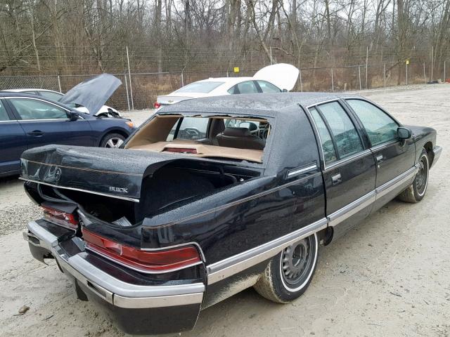 1G4BN52P9RR431734 - 1994 BUICK ROADMASTER BLACK photo 4