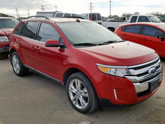 2FMDK4KC0CBA63172 - 2012 FORD EDGE LIMIT RED photo 1