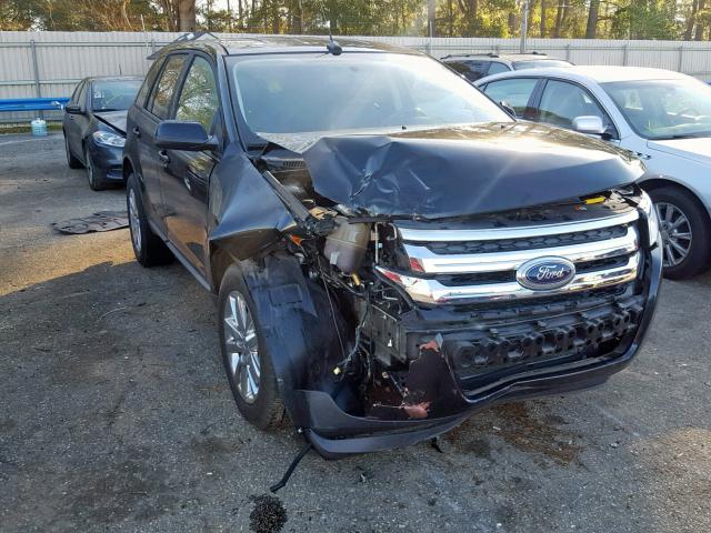 2FMDK4JC8DBA77209 - 2013 FORD EDGE SEL BLACK photo 1