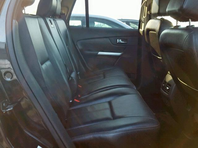 2FMDK4JC8DBA77209 - 2013 FORD EDGE SEL BLACK photo 6