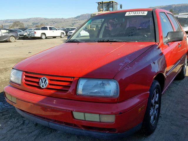 3VWSB81H1VM044645 - 1997 VOLKSWAGEN JETTA GLS RED photo 2