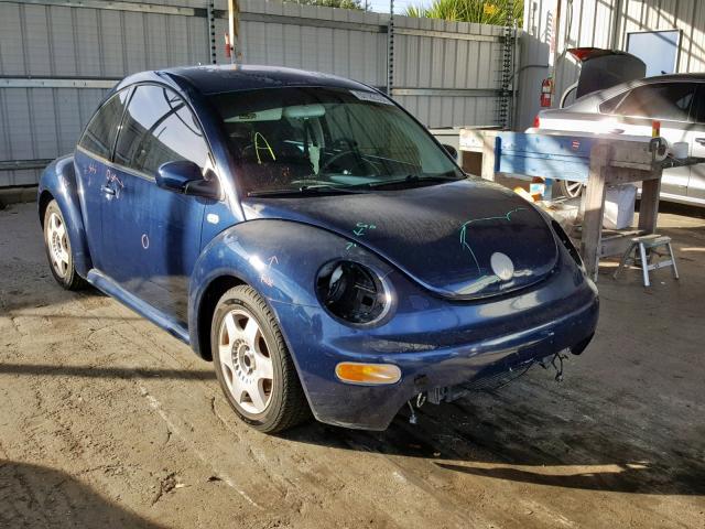 3VWBK21C93M422175 - 2003 VOLKSWAGEN NEW BEETLE BLUE photo 1