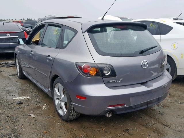 JM1BK344161474186 - 2006 MAZDA 3 HATCHBAC GRAY photo 3