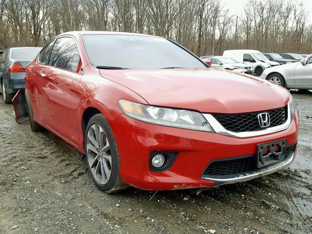 1HGCT2B88EA004528 - 2014 HONDA ACCORD EXL RED photo 1