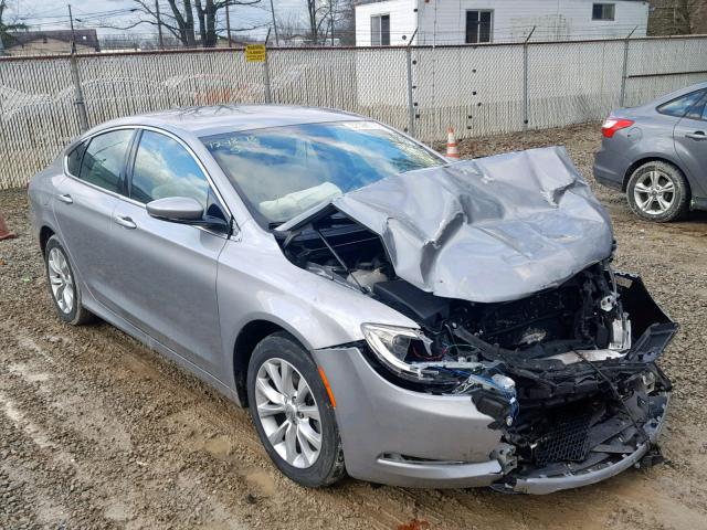 1C3CCCCB8FN501690 - 2015 CHRYSLER 200 C SILVER photo 1