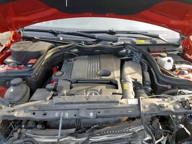 WDDGF4HB0DA785720 - 2013 MERCEDES-BENZ C 250 RED photo 7