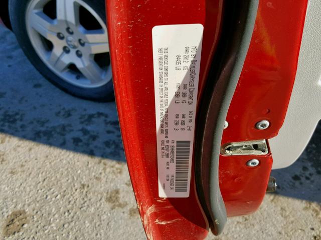 1B3HB48B27D248622 - 2007 DODGE CALIBER SX RED photo 10