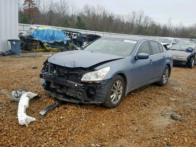 JNKCV61F29M051623 - 2009 INFINITI G37 BLUE photo 2