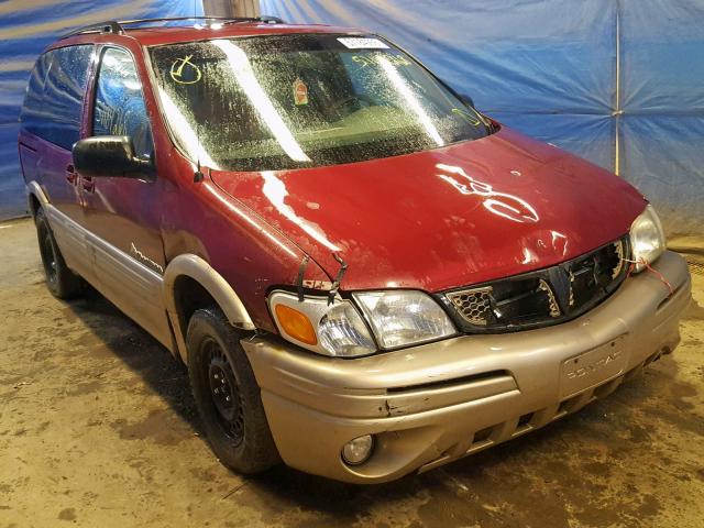 1GMDU03E54D242662 - 2004 PONTIAC MONTANA RED photo 1