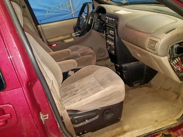 1GMDU03E54D242662 - 2004 PONTIAC MONTANA RED photo 5