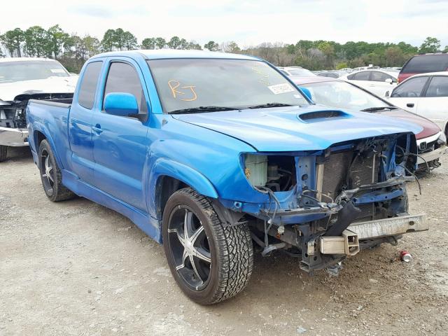 5TETU22N55Z046002 - 2005 TOYOTA TACOMA X-R BLUE photo 1