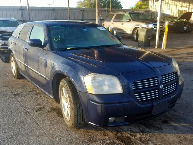 2D4FV47V06H390111 - 2006 DODGE MAGNUM SXT BLUE photo 1