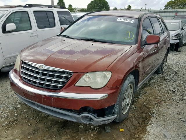 2A8GF68X47R289801 - 2007 CHRYSLER PACIFICA T MAROON photo 2