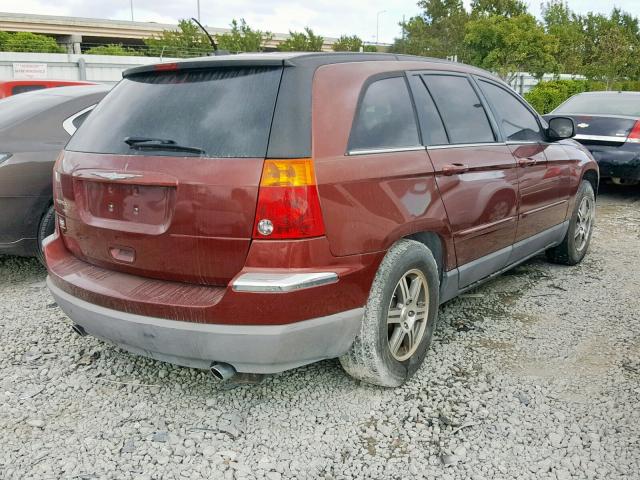 2A8GF68X47R289801 - 2007 CHRYSLER PACIFICA T MAROON photo 4