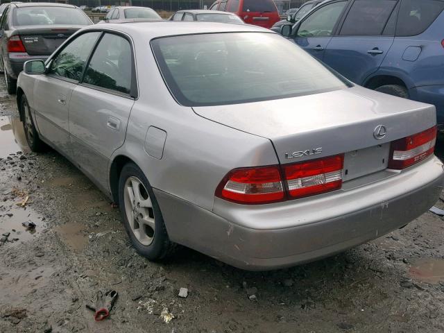 JT8BF28G510325375 - 2001 LEXUS ES 300 SILVER photo 3