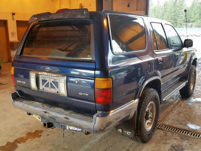 JT3VN39W7R0167201 - 1994 TOYOTA 4RUNNER VN BLUE photo 4