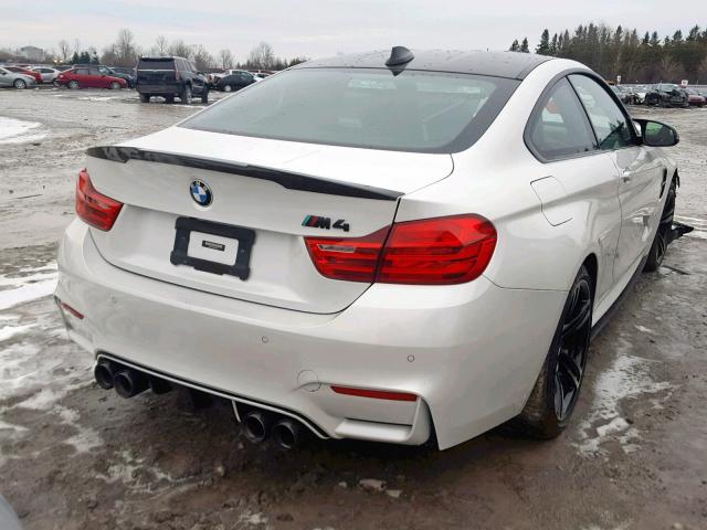 WBS3R9C53GK708426 - 2016 BMW M4 WHITE photo 4