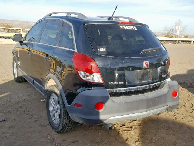 3GSDL43N79S622483 - 2009 SATURN VUE XE BLACK photo 3