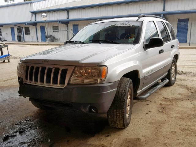 1J4GX48S94C257776 - 2004 JEEP GRAND CHER SILVER photo 2