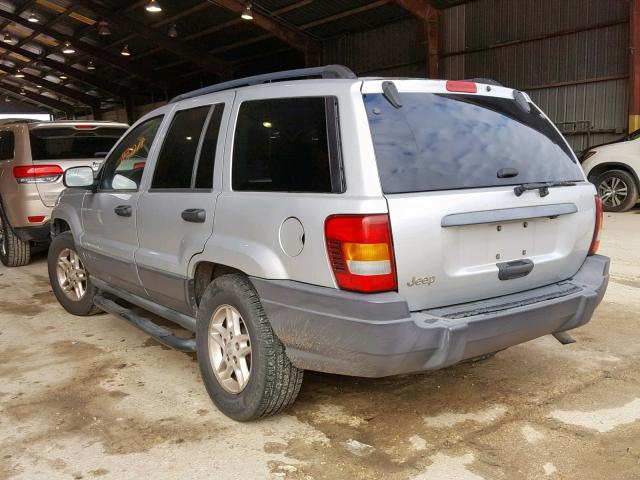 1J4GX48S94C257776 - 2004 JEEP GRAND CHER SILVER photo 3