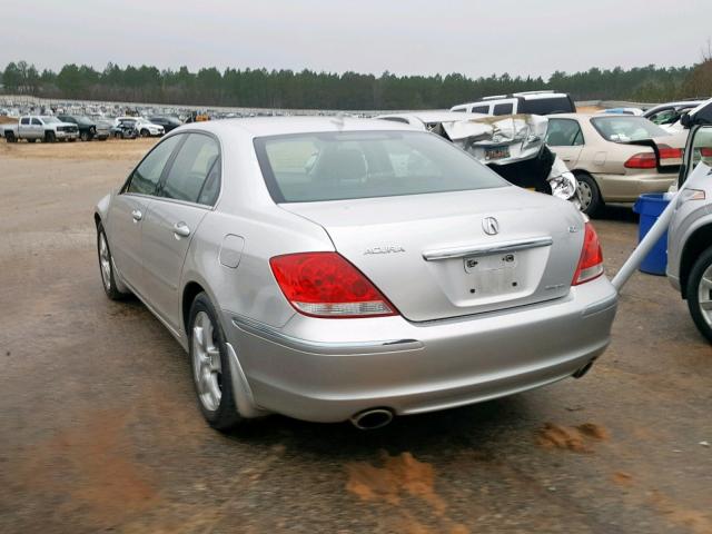 JH4KB16566C009951 - 2006 ACURA RL SILVER photo 3