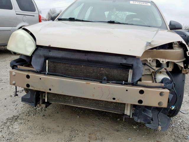 1G1ZU64894F178743 - 2004 CHEVROLET MALIBU MAX ოქროსფერი ფოტო 9
