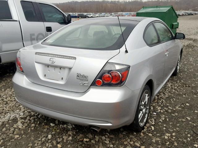 JTKDE167880268246 - 2008 TOYOTA SCION TC ვერცხლისფერი ფოტო 4