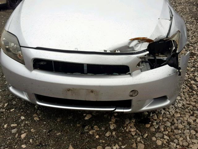 JTKDE167880268246 - 2008 TOYOTA SCION TC ვერცხლისფერი ფოტო 9