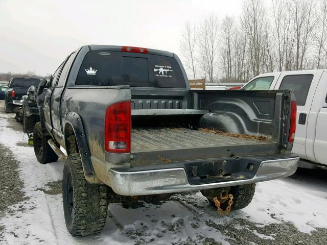 1D7KS28D76J148953 - 2006 DODGE RAM 2500 S GRAY photo 3