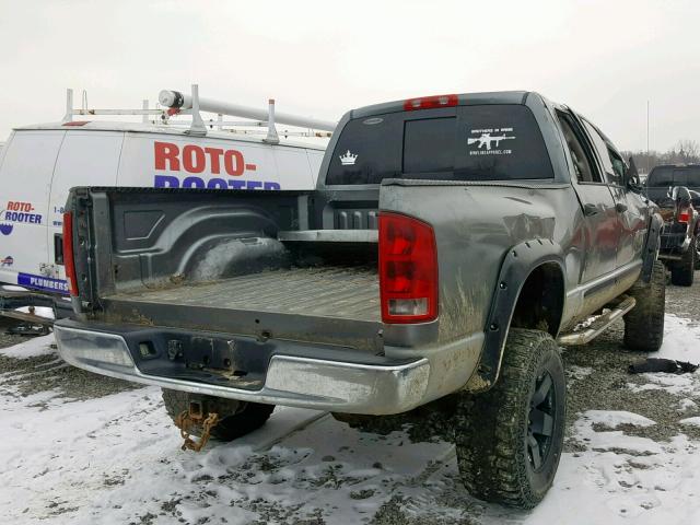 1D7KS28D76J148953 - 2006 DODGE RAM 2500 S GRAY photo 4