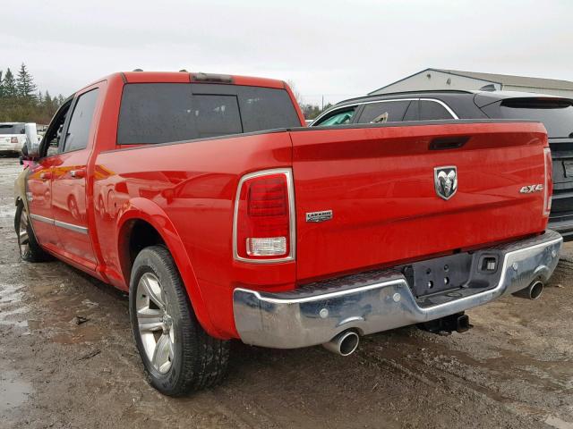 1C6RR7VM7FS708722 - 2015 RAM 1500 LARAM RED photo 3