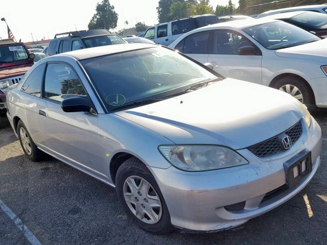 1HGEM22174L060844 - 2004 HONDA CIVIC DX V SILVER photo 1