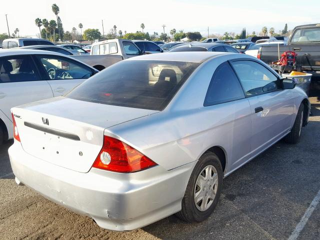 1HGEM22174L060844 - 2004 HONDA CIVIC DX V SILVER photo 4