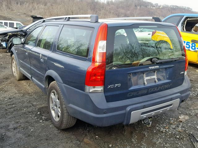 YV1SZ592651192004 - 2005 VOLVO XC70 BLUE photo 3