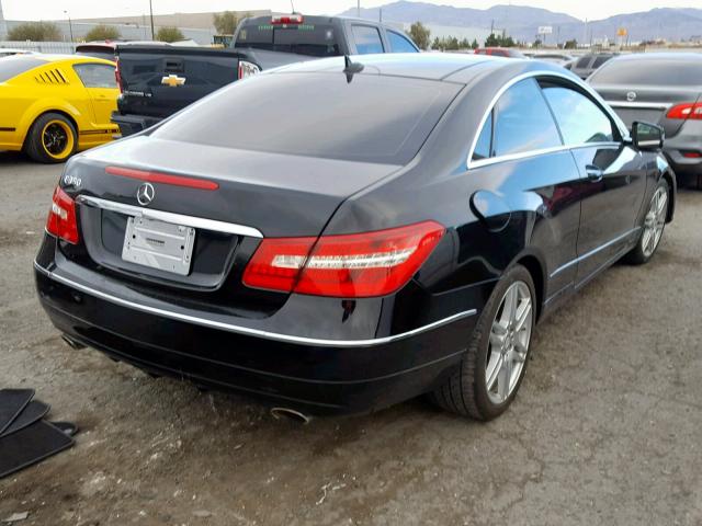 WDDKJ5GB5BF066799 - 2011 MERCEDES-BENZ E 350 BLACK photo 4