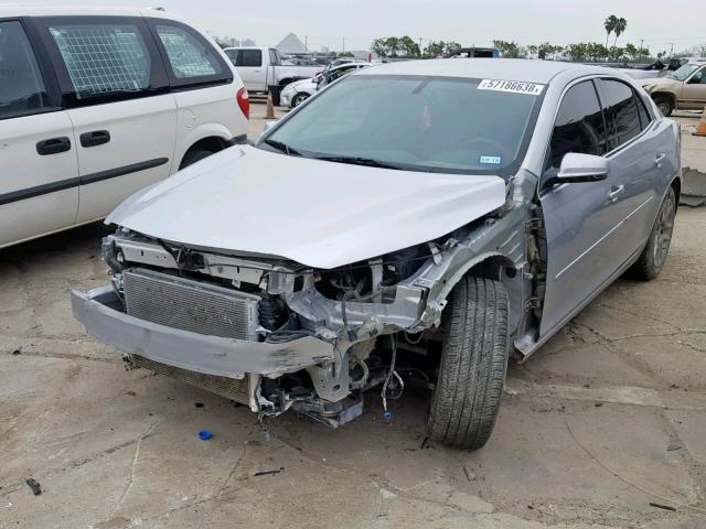 1G11C5SA6DF147420 - 2013 CHEVROLET MALIBU 1LT SILVER photo 2