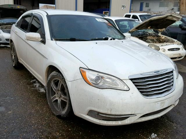 1C3CCBBBXDN763302 - 2013 CHRYSLER 200 TOURIN WHITE photo 1