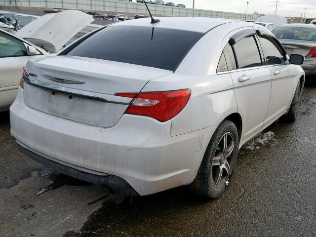 1C3CCBBBXDN763302 - 2013 CHRYSLER 200 TOURIN WHITE photo 4